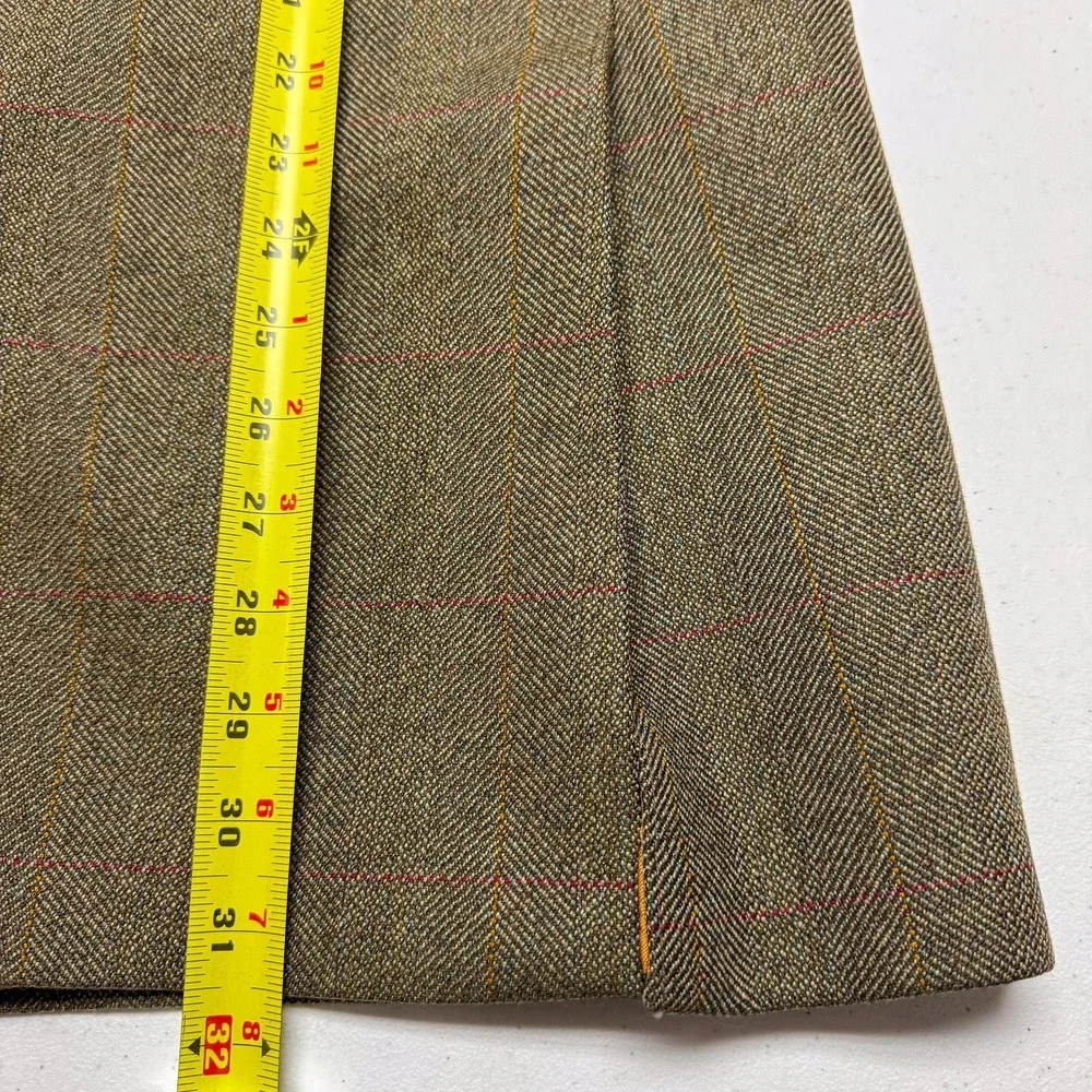 Magee Blazer Men 40 Brown Herringbone Tweed Wool Sport Coat Made Ireland Grandpa